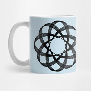 Abstract Pattern Flower Vintage Retro Graphic Mug